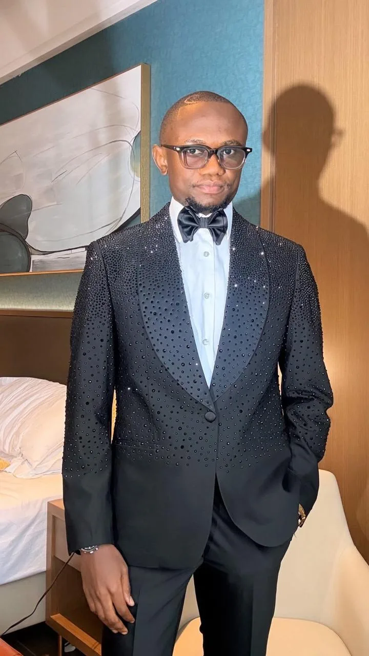 Black Full Crystal Slim Fit suit — Glory Room Boutique Pretoria