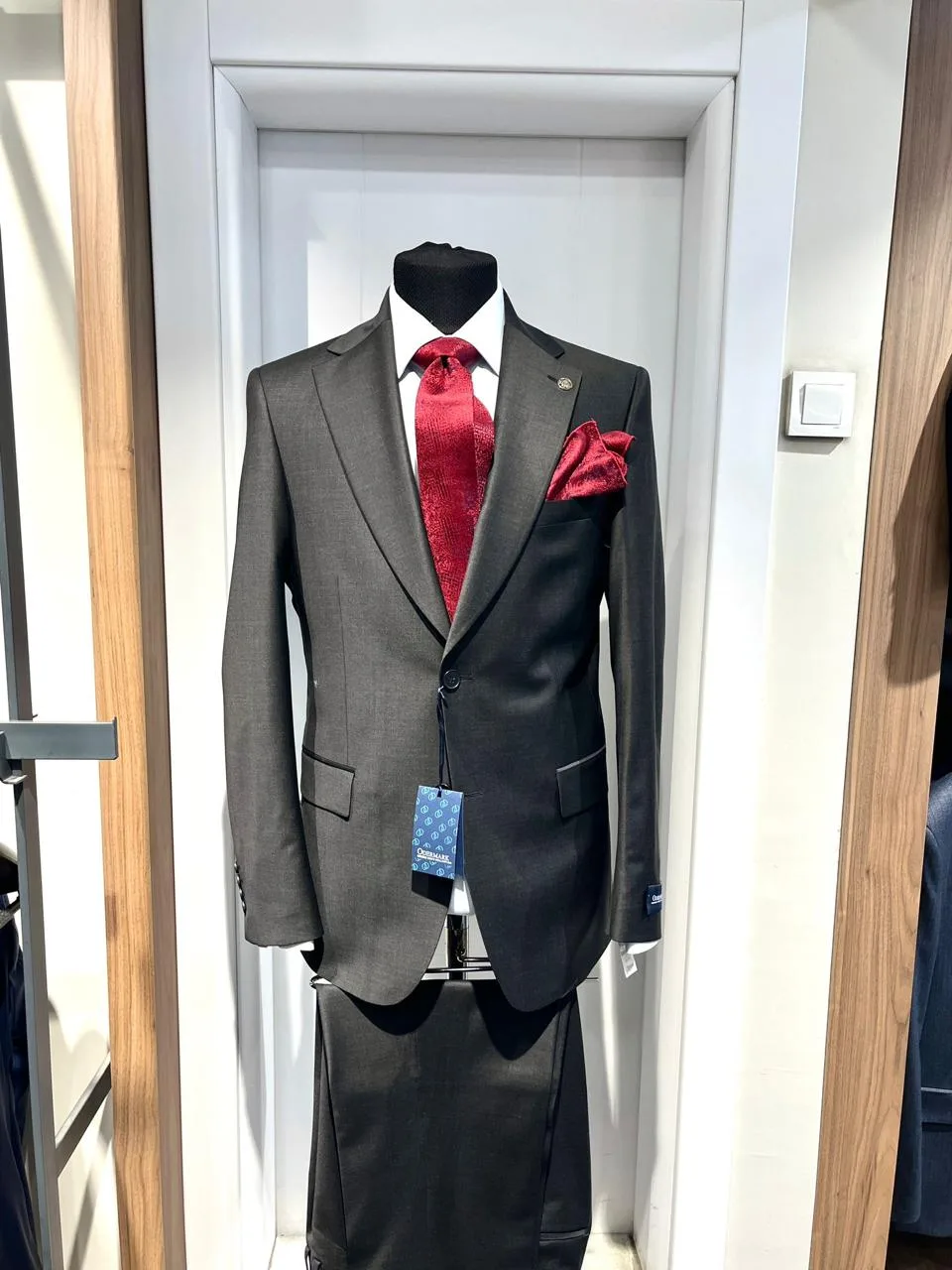 Charcoal Slim Fit suit — Glory Room Boutique Pretoria