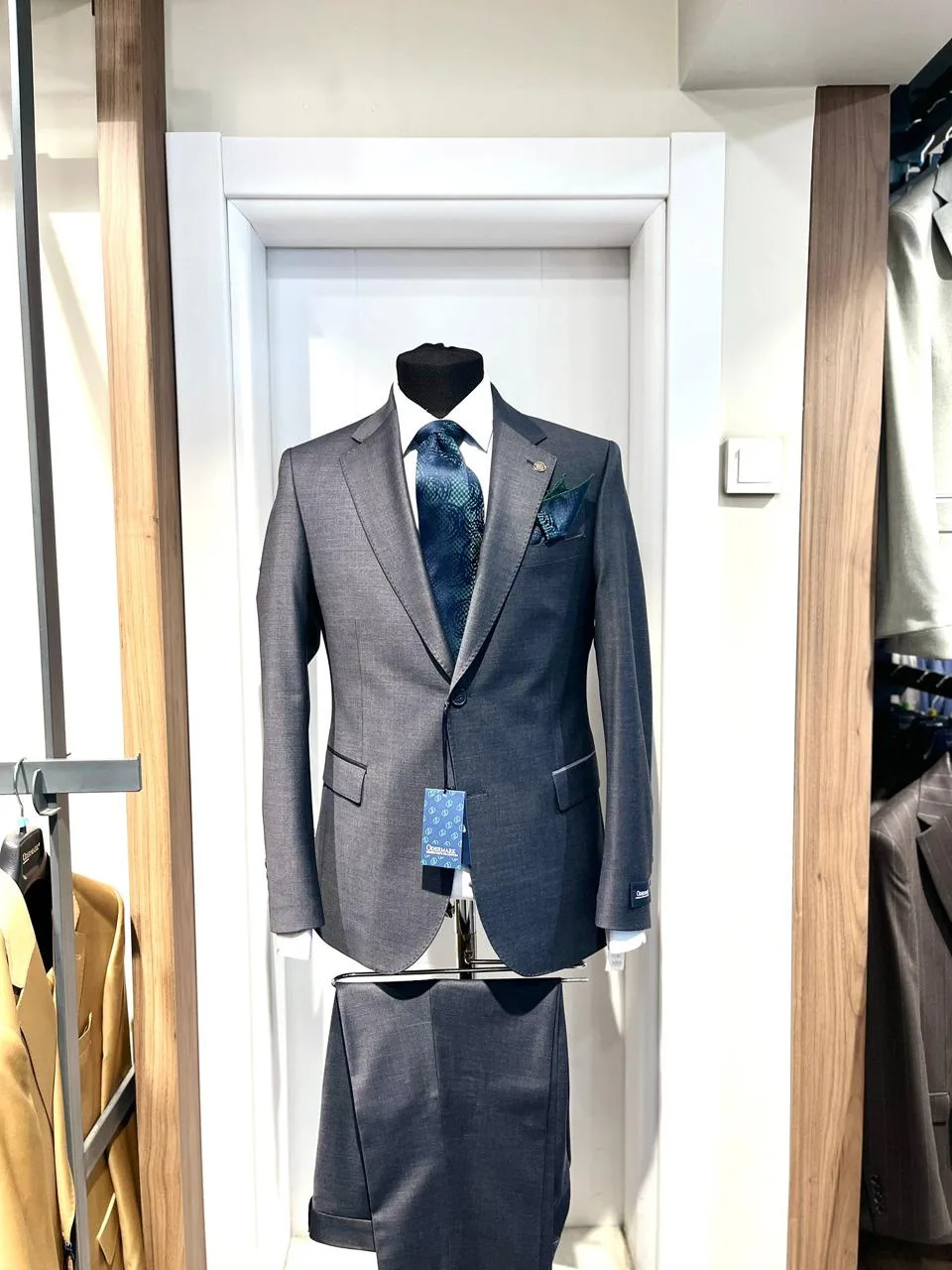 Mid Grey Slim Fit suit — Glory Room Boutique Pretoria